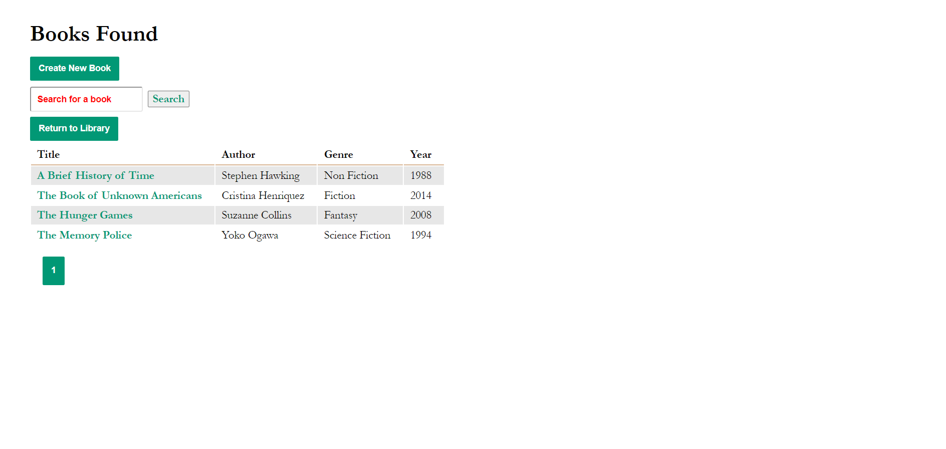 Library Catalog App