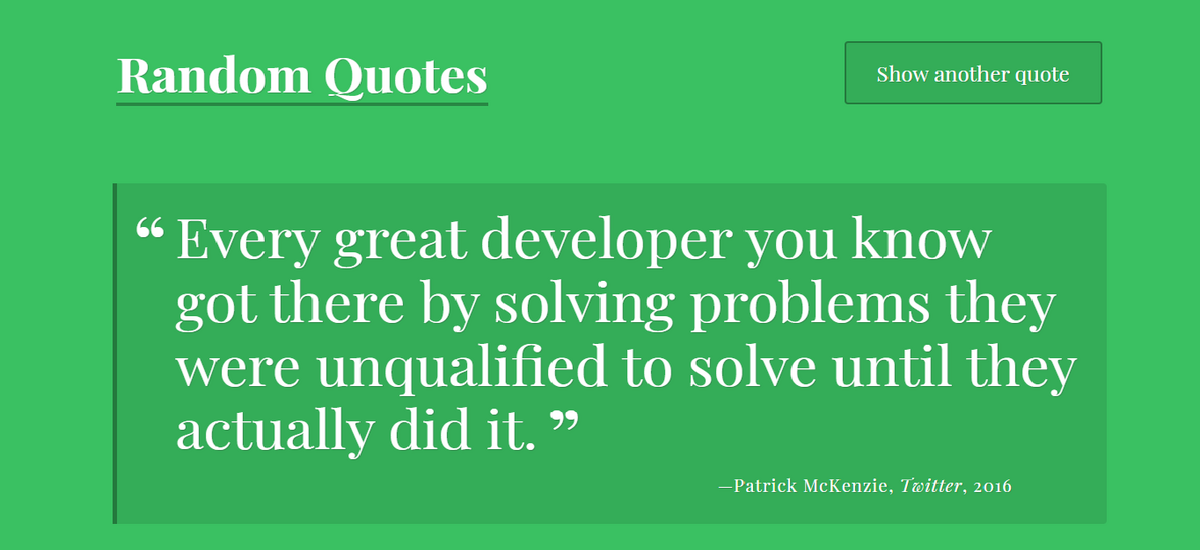 Random Quote Generator