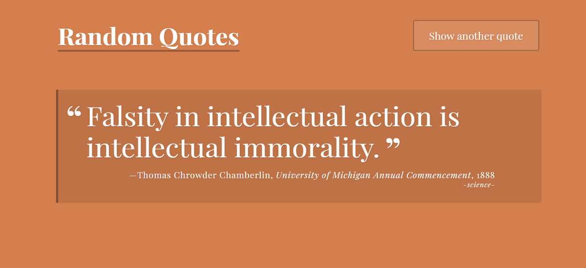 Random Quote Generator